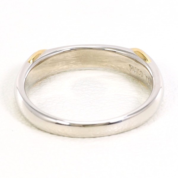トラサルディ PT900 K18YG リング 指輪 7号 総重量約4.0g ジュエリー 中古 トラサルディ PT900 K18YG リング 指輪 7号 総重量約4.0g ジュエリー 中古