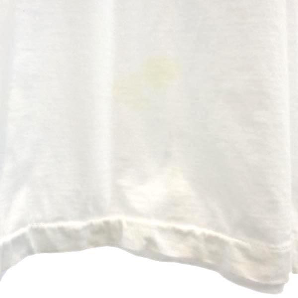 ワイズ バングオン 日本製 ロゴ プリント 半袖 Tシャツ 2 白 Ys BANG ON! ヨウジヤマモト メンズ