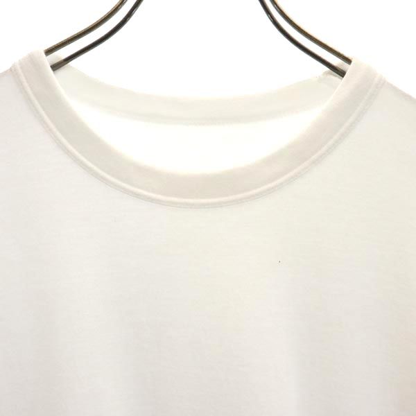 ワイズ バングオン 日本製 ロゴ プリント 半袖 Tシャツ 2 白 Ys BANG ON! ヨウジヤマモト メンズ