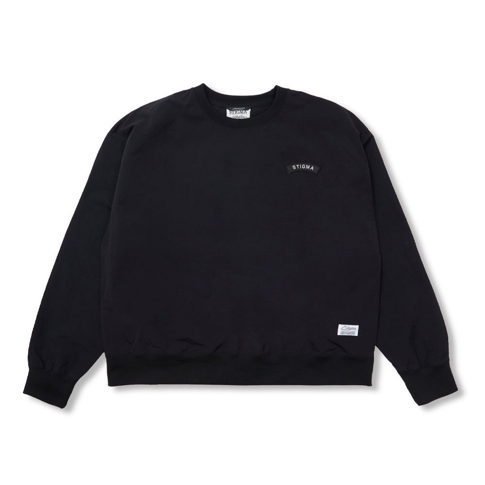 Wind Breaker Oversized Crewneck Black Wind Breaker Oversized Crewneck Black