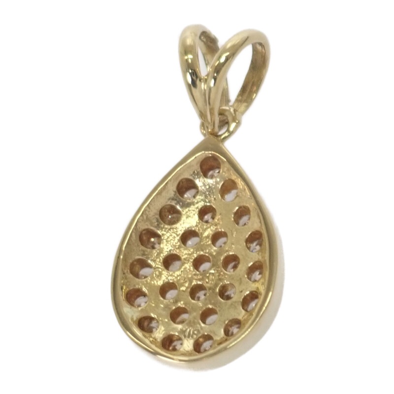 K18 デザインジュエリー ペンダントトップ K18イエローゴールド ブラウンダイヤモンド レディース【Aランク】 K18 デザインジュエリー ペンダントトップ K18イエローゴールド ブラウンダイヤモンド レディース【Aランク】