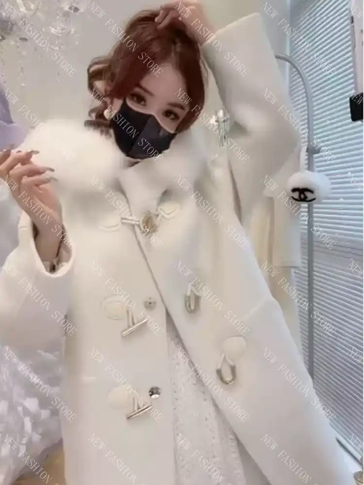 コートレディース秋冬ミディアム丈小柄コート-42 コートレディース秋冬ミディアム丈小柄コート-42