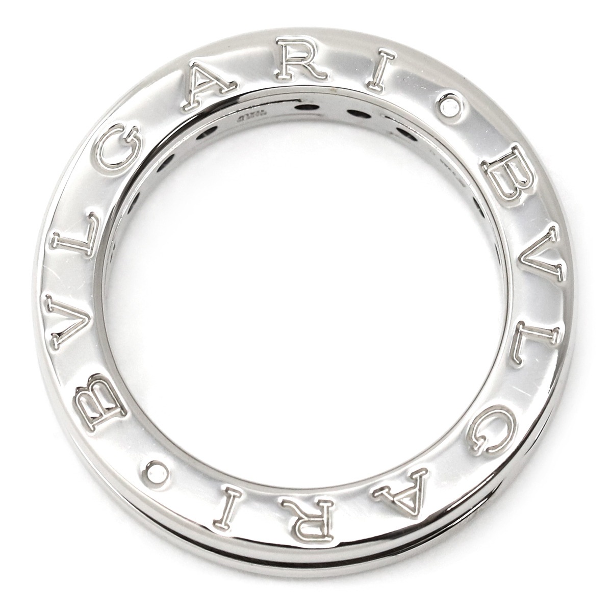 ブルガリ BVLGARI リング 指輪 ビーゼロワン B-zero1 XS ロードライトガーネット 1バンド K18WG ロードライトガーネット ホワイトゴールド #49(JP9) 新品同様 750W