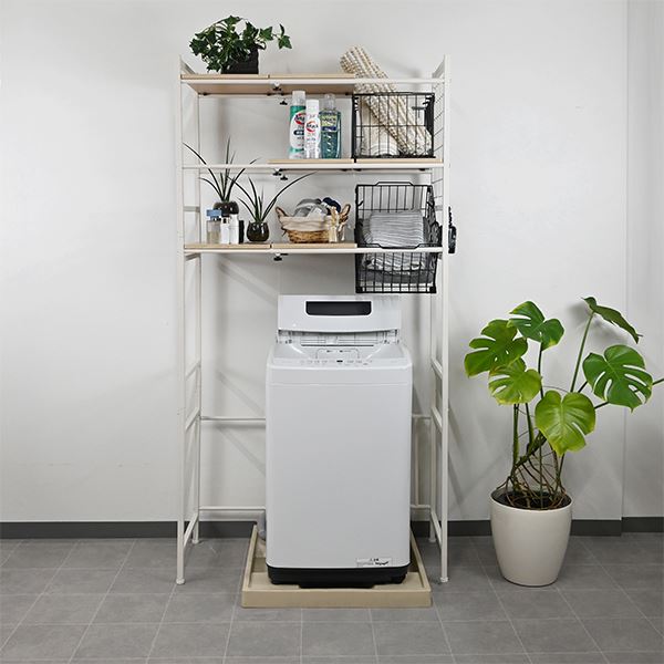 伸縮式(幅65~95cm)ランドリーラック 組立品 伸縮式(幅65~95cm)ランドリーラック 組立品