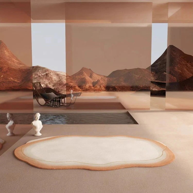 リビングカーペット不規則ソファフロアクッション カーペット リビングカーペット不規則ソファフロアクッション カーペット