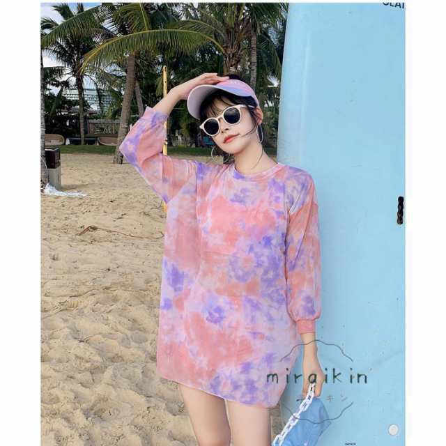 水着レディース 体型カバー 3点セット セパレート タンキニ ママ水着 女子 大きいサイズ 20代 30代 40代 長袖 ハイネック ショートパンツ