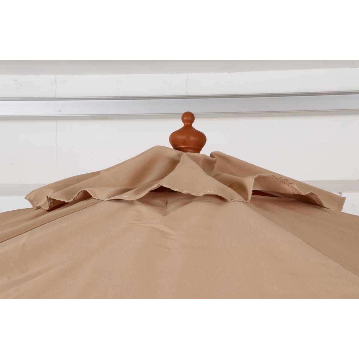 【I】不二貿易 ガーデン パラソル アイボリー 日除け 木製 庭 ガーデン 傘 傘のみ パラソルベース別売 【I】不二貿易 ガーデン パラソル アイボリー 日除け 木製 庭 ガーデン 傘 傘のみ パラソルベース別売