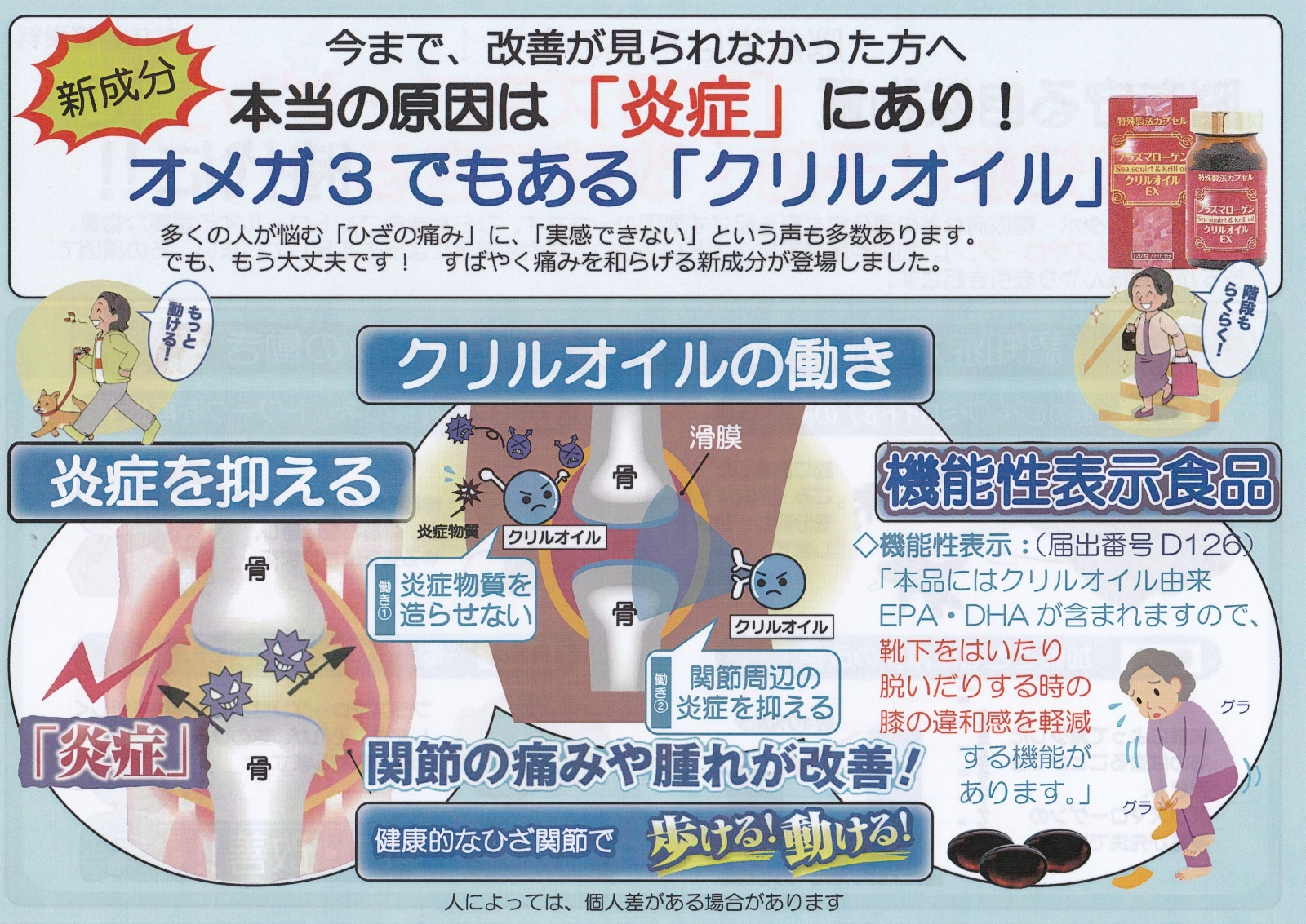 お得な2個セット　プラズマローゲン クリルオイルEX 120粒