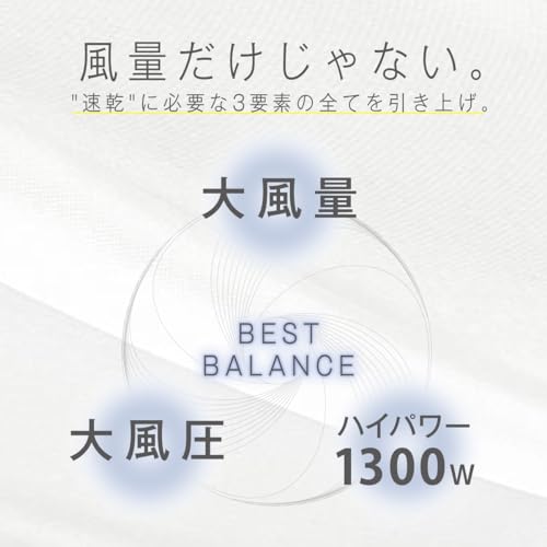 テスコム ヘアドライヤー プロテクトイオン 折りたたみ 大風量 速乾 軽量 ラク抜きプラグ Speedom ブラック TID2400B-K