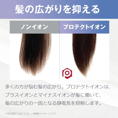 テスコム ヘアドライヤー プロテクトイオン 折りたたみ 大風量 速乾 軽量 ラク抜きプラグ Speedom ブラック TID2400B-K