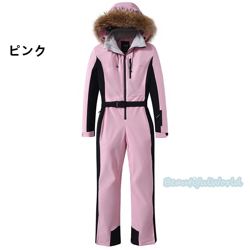 スノーボードウェアスキーウェアオールインワン連体服ペアスノーウェアカップルお揃いウェアレディース