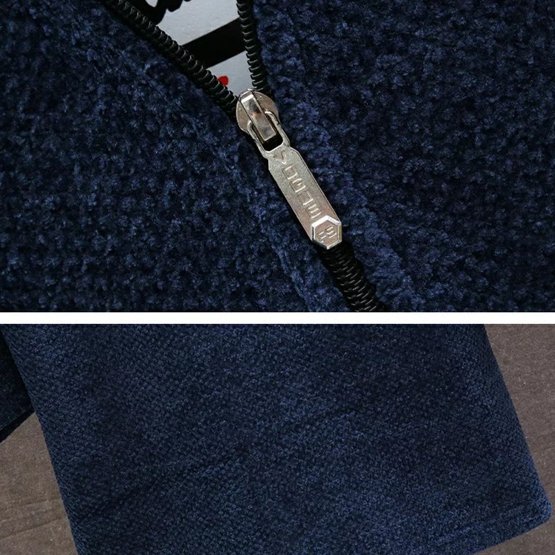 【Ｍ~4XL】ニットセーター ニット メンズ 長袖 前開き トップス パーカー セーター コート シンプル 暖かい ざっくり 開襟 フード付き ファスナー ファッション 着やせ 防寒 春 服 秋服 冬