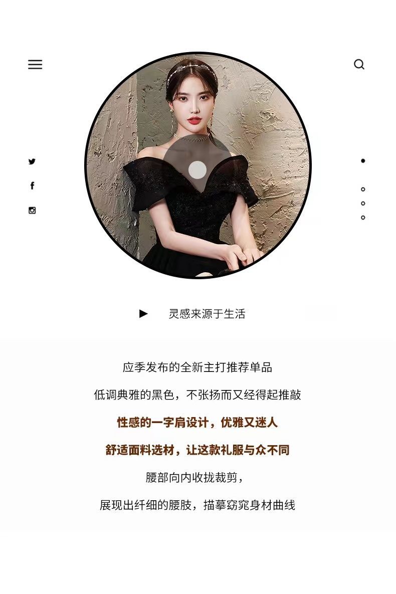 女性のためのフランスのイブニングドレス2024新しいワンショルダーヘボンスタイル高級宴会ハイエンドライト高級ホスト年次総会 パーティードレス キャバドレス ウェディングドレス 女性のためのフランスのイブニングドレス2024新しいワンショルダーヘボンスタイル高級宴会ハイエンドライト高級ホスト年次総会 パーティードレス キャバドレス ウェディングドレス