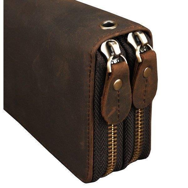 【即納】ラウンドファスナー長財布メンズレザー財布小銭入れ付きチェーン付き財布4室セカンドバッグダブル収納室携帯収納カード24枚収納大容量紳士 【即納】ラウンドファスナー長財布メンズレザー財布小銭入れ付きチェーン付き財布4室セカンドバッグダブル収納室携帯収納カード24枚収納大容量紳士