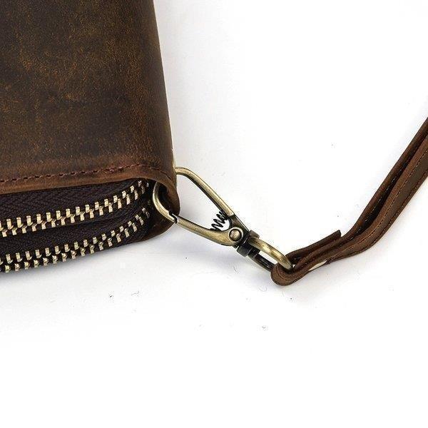 【即納】ラウンドファスナー長財布メンズレザー財布小銭入れ付きチェーン付き財布4室セカンドバッグダブル収納室携帯収納カード24枚収納大容量紳士 【即納】ラウンドファスナー長財布メンズレザー財布小銭入れ付きチェーン付き財布4室セカンドバッグダブル収納室携帯収納カード24枚収納大容量紳士