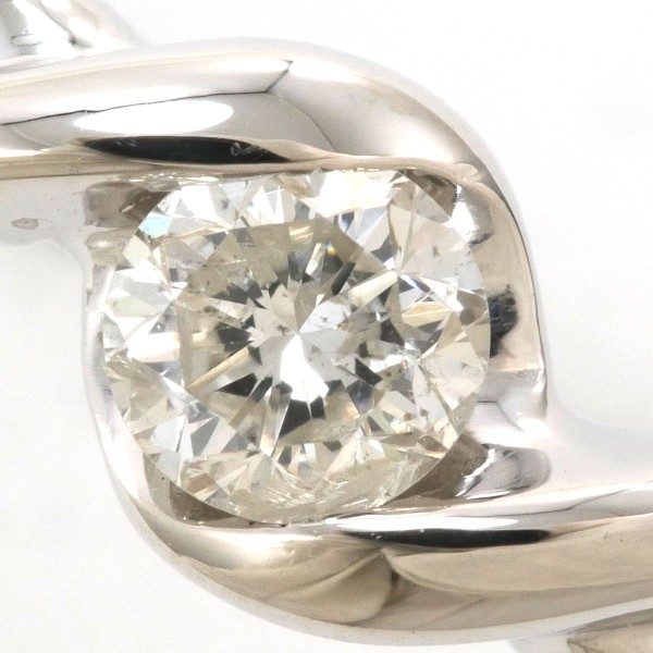 PT900 プラチナ リング 指輪 11.5号 ダイヤ 0.30 鑑定書 ジュエリー 中古