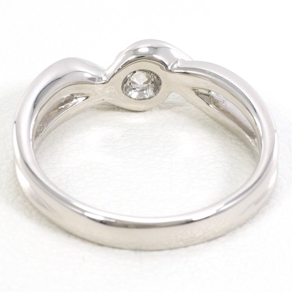 PT900 プラチナ リング 指輪 11.5号 ダイヤ 0.30 鑑定書 ジュエリー 中古