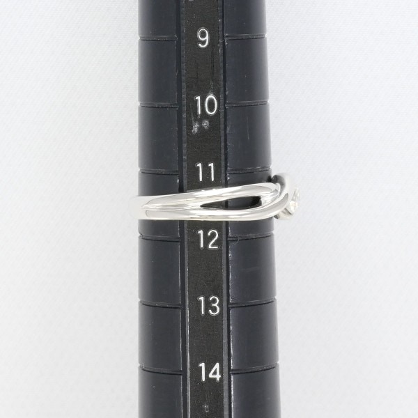 PT900 プラチナ リング 指輪 11.5号 ダイヤ 0.30 鑑定書 ジュエリー 中古