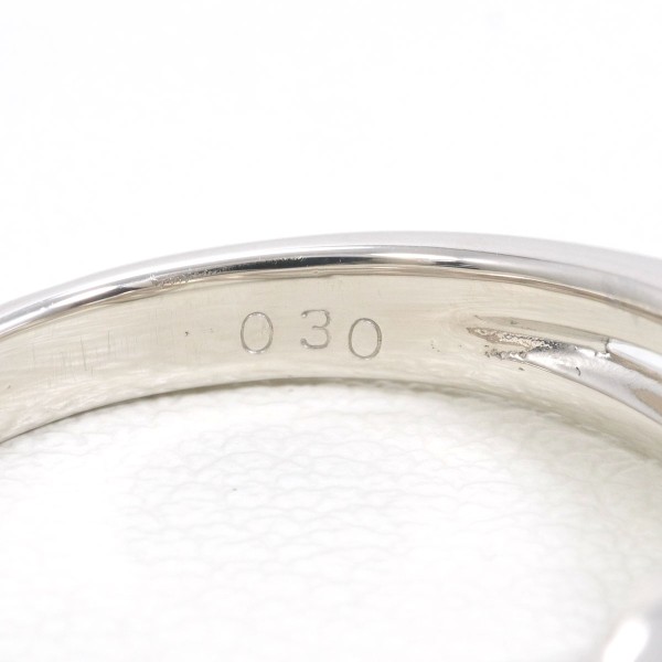PT900 プラチナ リング 指輪 11.5号 ダイヤ 0.30 鑑定書 ジュエリー 中古