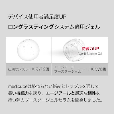 Qoo10] メディキューブ [EMS美顔器/ハイフ美顔器用] Age