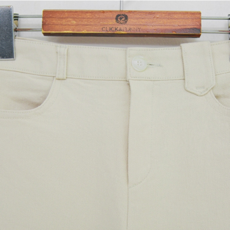 クリック&ファニークリーンフィットストレートコットンパンツ [SMLサイズ]