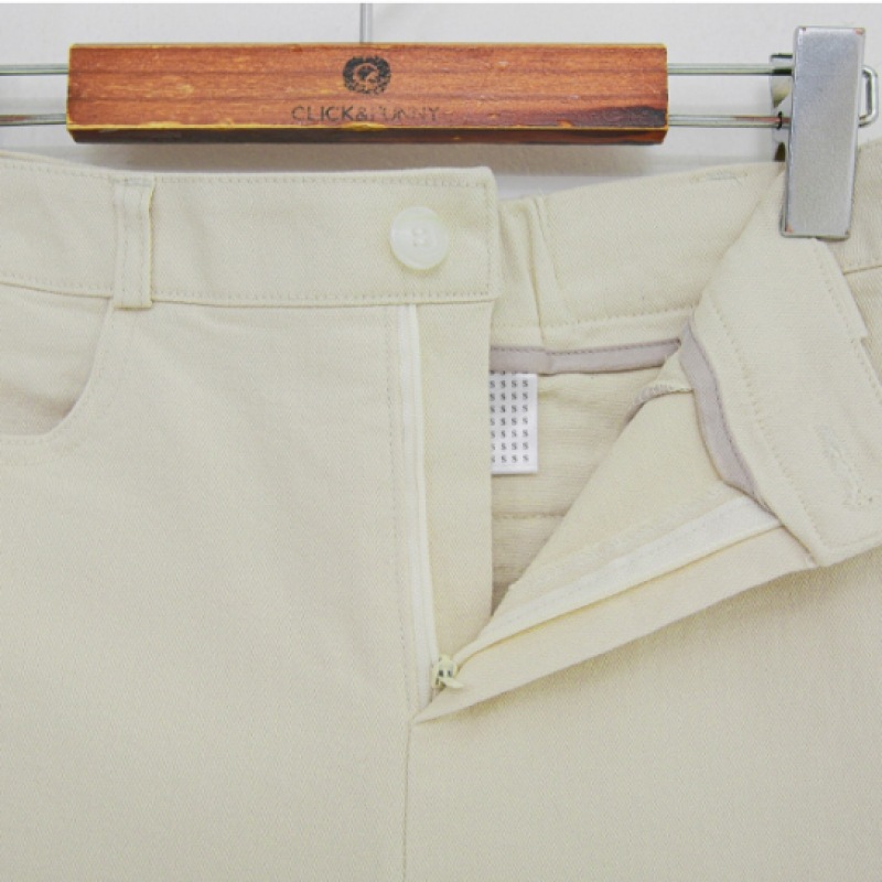 クリック&ファニークリーンフィットストレートコットンパンツ [SMLサイズ]