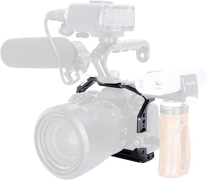 カメラケージ パナソニック Lumix S5II DC-S5M2/S5IIX S5MIIX/S5/G9M2に専用カメラケージ Natoレール付き ARRI規格ネジ穴 ー547 カメラケージ パナソニック Lumix S5II DC-S5M2/S5IIX S5MIIX/S5/G9M2に専用カメラケージ Natoレール付き ARRI規格ネジ穴 ー547