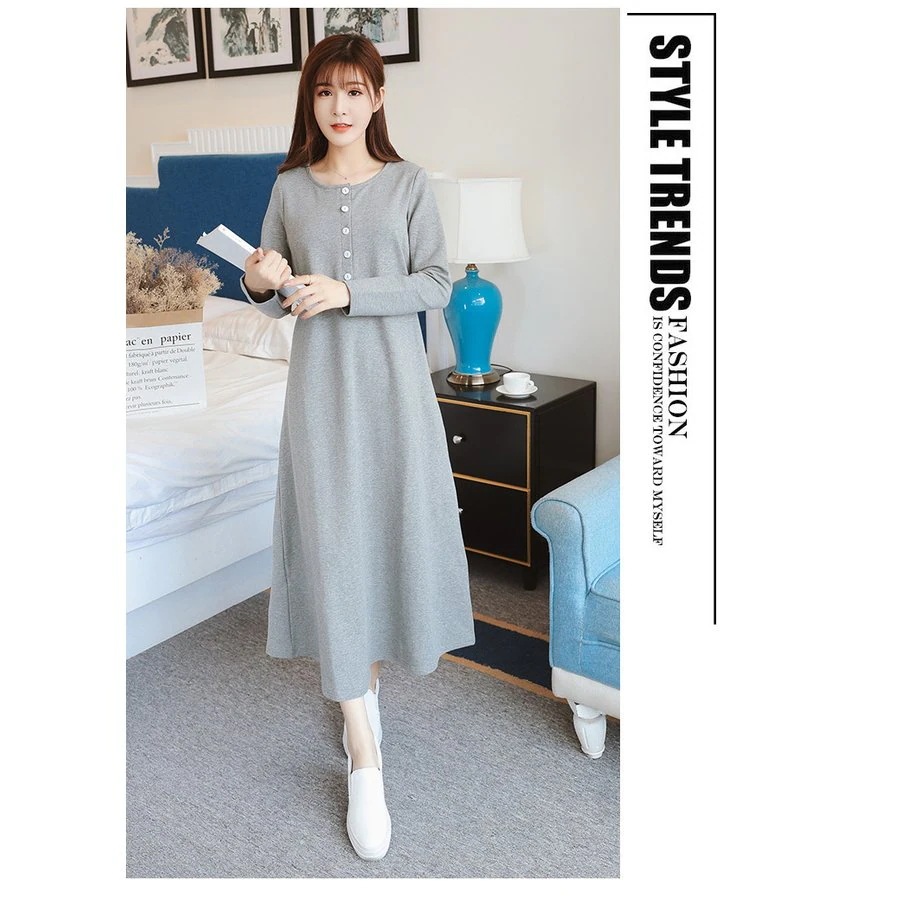 【まとめ買い価格 10セット1配送】マタニティ服ワンピース通気性良いパジャマ無地2WAYパジャママタニティパジャマ長袖授乳服妊婦服マ