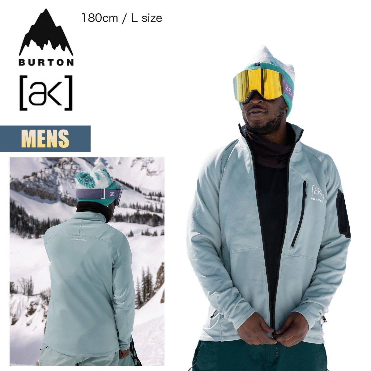 フリースジャケット メンズ 24-25 ベイカー ストレッチ フルジップ フリース Mens [ak] Baker Stretch Fleece Full-Zip レイヤリング セカンドレイヤー