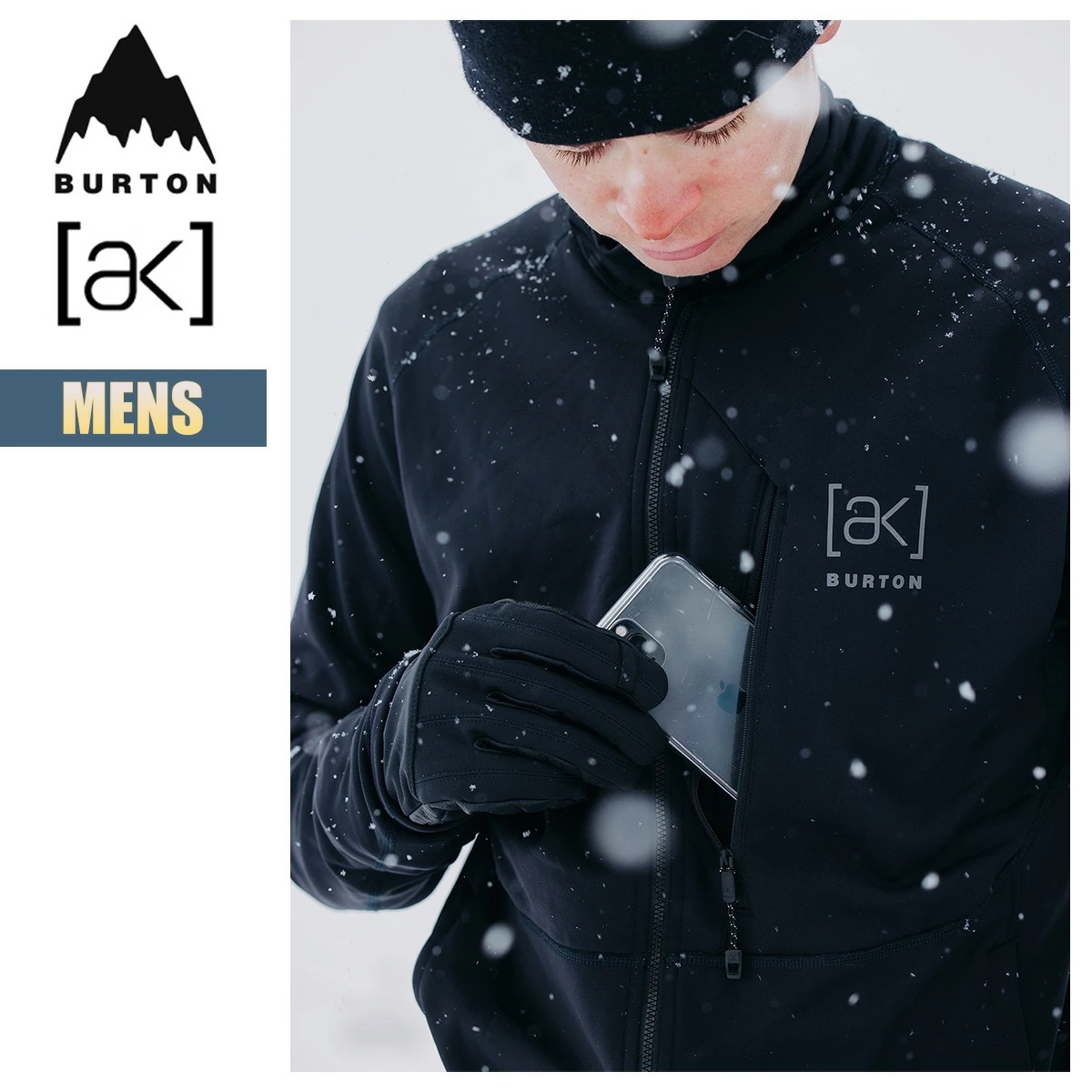 フリースジャケット メンズ 24-25 ベイカー ストレッチ フルジップ フリース Mens [ak] Baker Stretch Fleece Full-Zip レイヤリング セカンドレイヤー