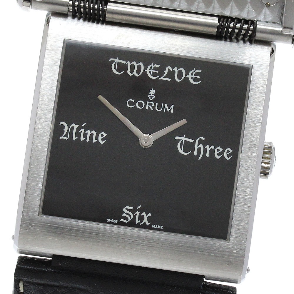 ベルト訳あり コルム CORUM 138.177.20 バッキンガム ワンダーカマー ジョリーロジャー クォーツ メンズ 箱・保証書付き_886271【中古】 ベルト訳あり コルム CORUM 138.177.20 バッキンガム ワンダーカマー ジョリーロジャー クォーツ メンズ 箱・保証書付き_886271【中古】