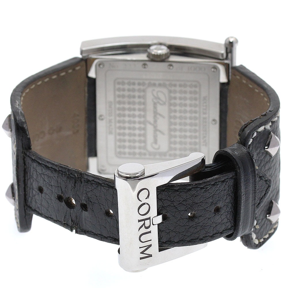 ベルト訳あり コルム CORUM 138.177.20 バッキンガム ワンダーカマー ジョリーロジャー クォーツ メンズ 箱・保証書付き_886271【中古】 ベルト訳あり コルム CORUM 138.177.20 バッキンガム ワンダーカマー ジョリーロジャー クォーツ メンズ 箱・保証書付き_886271【中古】