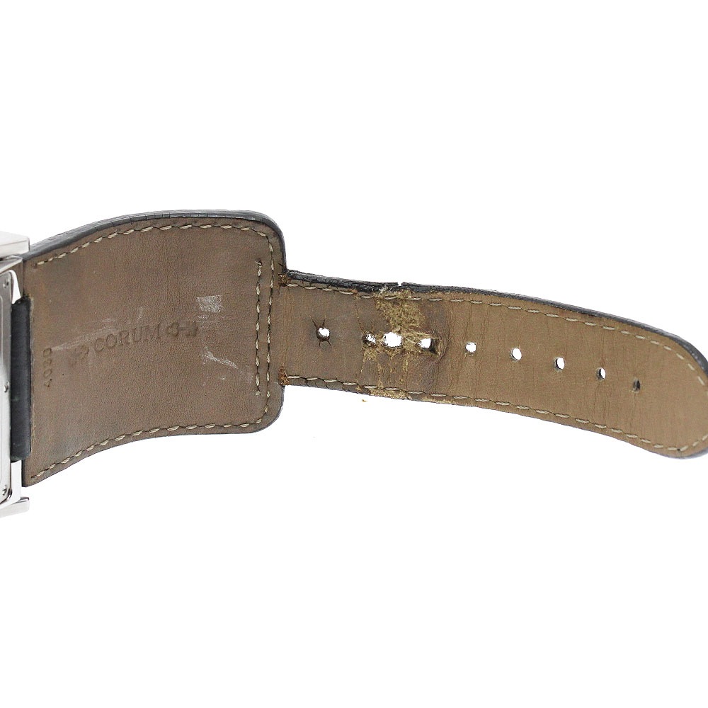 ベルト訳あり コルム CORUM 138.177.20 バッキンガム ワンダーカマー ジョリーロジャー クォーツ メンズ 箱・保証書付き_886271【中古】 ベルト訳あり コルム CORUM 138.177.20 バッキンガム ワンダーカマー ジョリーロジャー クォーツ メンズ 箱・保証書付き_886271【中古】