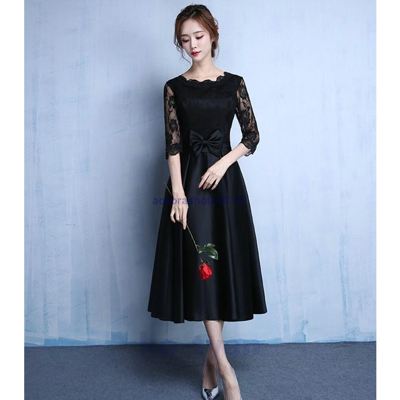 パーティードレス 結婚式 ドレス 袖あり 二次会 ドレス ウェディングドレス ミモレ丈 二次会ドレス パーティドレス 披露宴 花嫁 お呼ばれドレス 黒ドレス パーティードレス 結婚式 ドレス 袖あり 二次会 ドレス ウェディングドレス ミモレ丈 二次会ドレス パーティドレス 披露宴 花嫁 お呼ばれドレス 黒ドレス