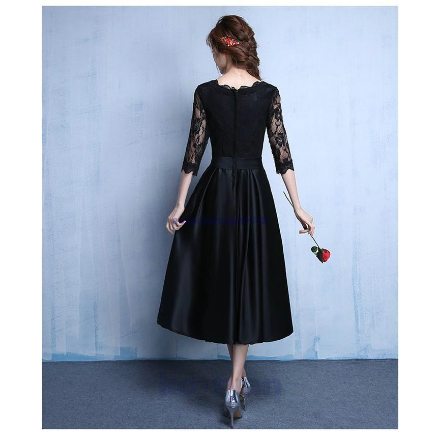 パーティードレス 結婚式 ドレス 袖あり 二次会 ドレス ウェディングドレス ミモレ丈 二次会ドレス パーティドレス 披露宴 花嫁 お呼ばれドレス 黒ドレス パーティードレス 結婚式 ドレス 袖あり 二次会 ドレス ウェディングドレス ミモレ丈 二次会ドレス パーティドレス 披露宴 花嫁 お呼ばれドレス 黒ドレス