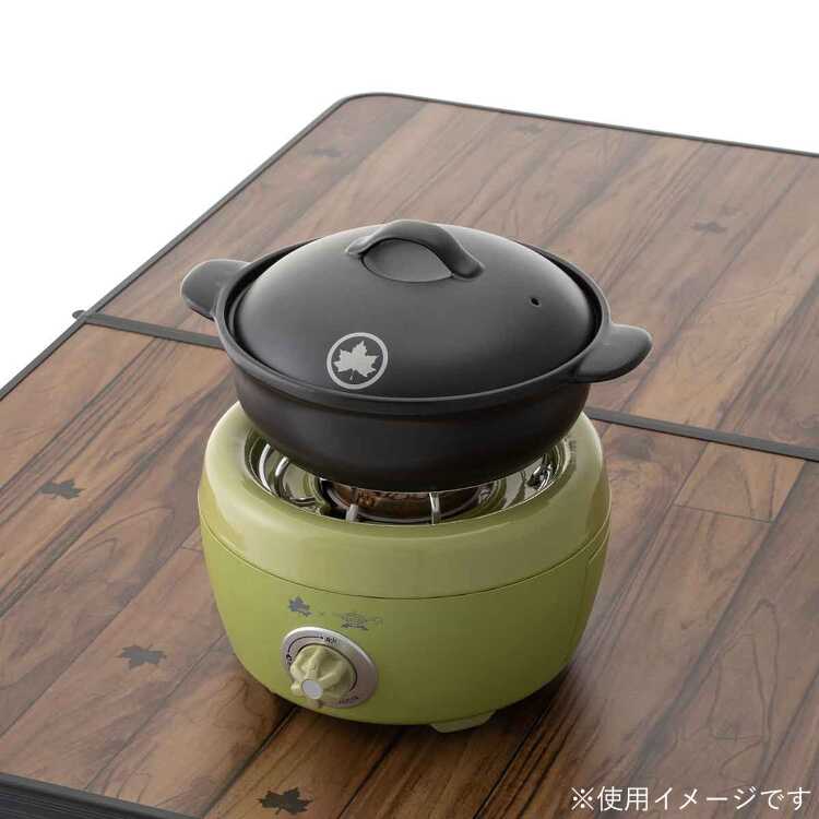 LOGOS×萬古焼 いろり吊り土鍋 幅32.5×奥行26×高さ25cm（8号相当） #81062000