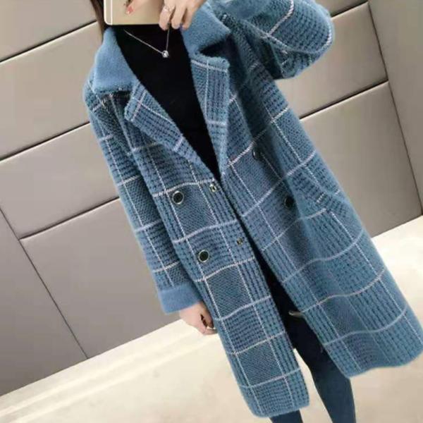 チェスターコート レディース 長袖 グレンチェック ロング カジュアル 秋冬 142996 チェスターコート レディース 長袖 グレンチェック ロング カジュアル 秋冬 142996