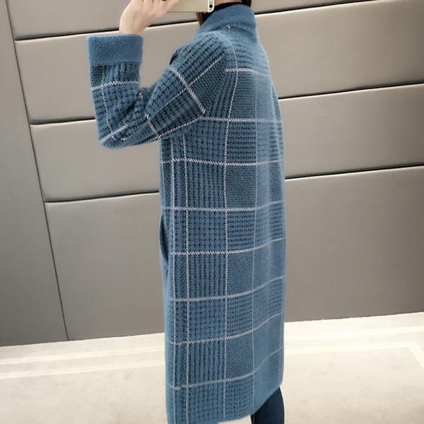 チェスターコート レディース 長袖 グレンチェック ロング カジュアル 秋冬 142996 チェスターコート レディース 長袖 グレンチェック ロング カジュアル 秋冬 142996