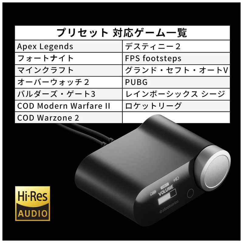 STEELSERIES　Arctis Nova Pro Wireless P White　61526J