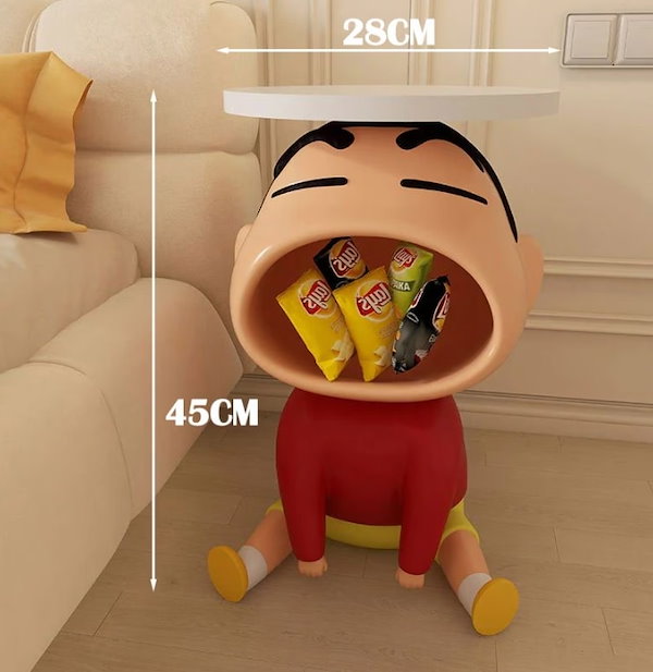 クレヨンしんちゃん しんちゃん サイドテーブル 45cm Qoo10] 【本日最安値挑戦!】 クレヨンしんちゃん