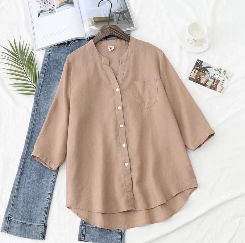 トップス シャツ 白シャツ 袖あり 7分袖 スタンドカラー ワイド 綿 麻 リネン 薄手 コットン かわいい 可愛い きれいめ カジュアル 大人 上品 おしゃれ お洒落 かっこいい 大人可愛い トップス シャツ 白シャツ 袖あり 7分袖 スタンドカラー ワイド 綿 麻 リネン 薄手 コットン かわいい 可愛い きれいめ カジュアル 大人 上品 おしゃれ お洒落 かっこいい 大人可愛い