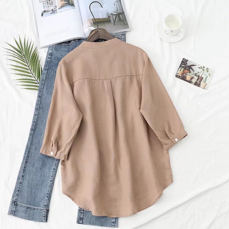 トップス シャツ 白シャツ 袖あり 7分袖 スタンドカラー ワイド 綿 麻 リネン 薄手 コットン かわいい 可愛い きれいめ カジュアル 大人 上品 おしゃれ お洒落 かっこいい 大人可愛い トップス シャツ 白シャツ 袖あり 7分袖 スタンドカラー ワイド 綿 麻 リネン 薄手 コットン かわいい 可愛い きれいめ カジュアル 大人 上品 おしゃれ お洒落 かっこいい 大人可愛い