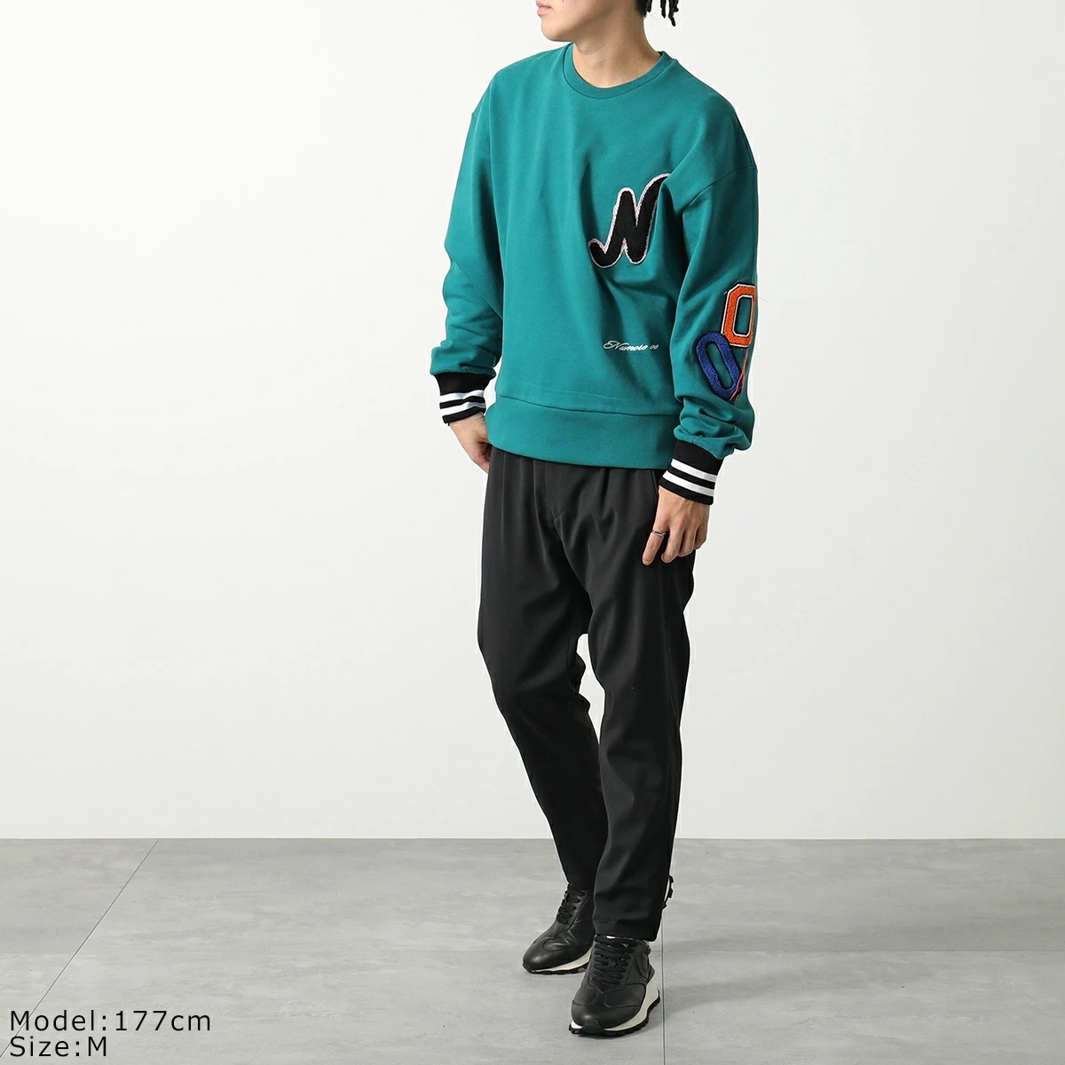 NUMERO 00 スウェットシャツ CREWNECK VARSITY 22129 NUMERO 00 ヌメロ スウェットシャツ CREWNECK VARSITY 22129