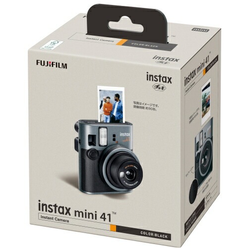 (4点セットB)富士フイルム インスタントカメラ チェキ instax mini 41 フィルム アルバム 専用ケース付き！instax mini41