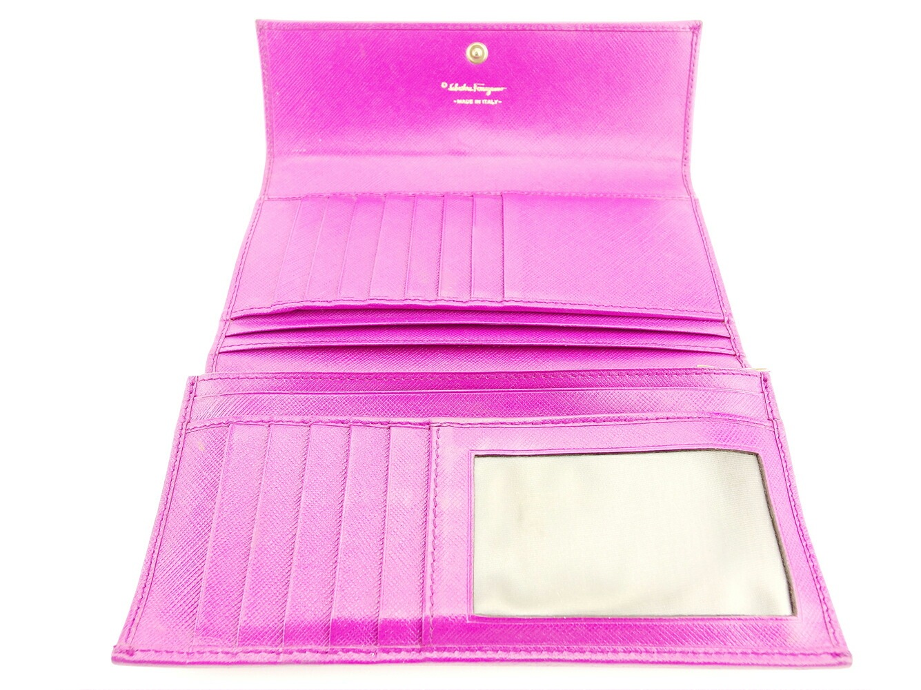 長財布 ファスナー付き 三つ折り 財布 ヴァラリボン パープル ゴールド 中古 長財布 ファスナー付き 三つ折り 財布 ヴァラリボン パープル ゴールド 中古