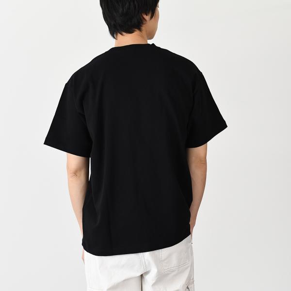 Tシャツ トップス 80152RCE8 CAMO THREE EMBROIDERY メンズ 半袖 ブラック 春夏 カジュアル 人気 おすすめ