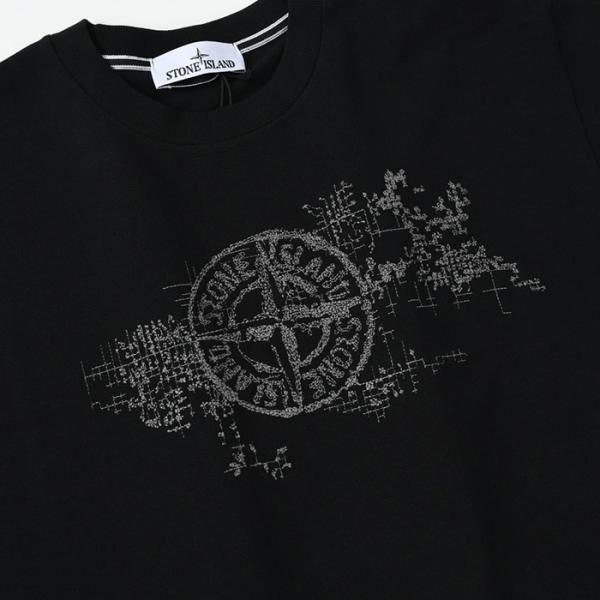 Tシャツ トップス 80152RCE8 CAMO THREE EMBROIDERY メンズ 半袖 ブラック 春夏 カジュアル 人気 おすすめ