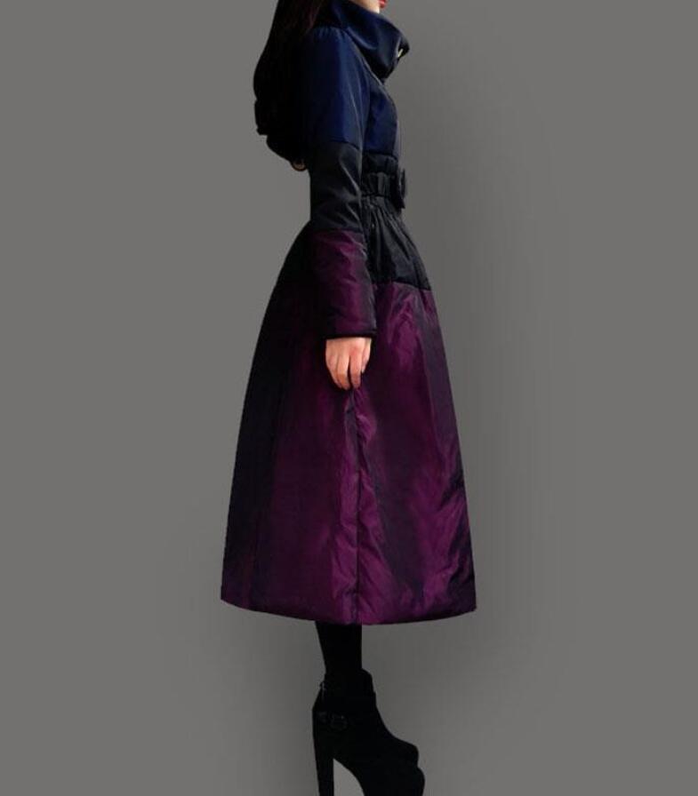 ダウンコートAラインレディースコートロングロングダウンコート冬きれIいめダウン大きいサイズアウターダウンジャケットバイカラー配色防寒対策暖かい ダウンコートAラインレディースコートロングロングダウンコート冬きれIいめダウン大きいサイズアウターダウンジャケットバイカラー配色防寒対策暖かい