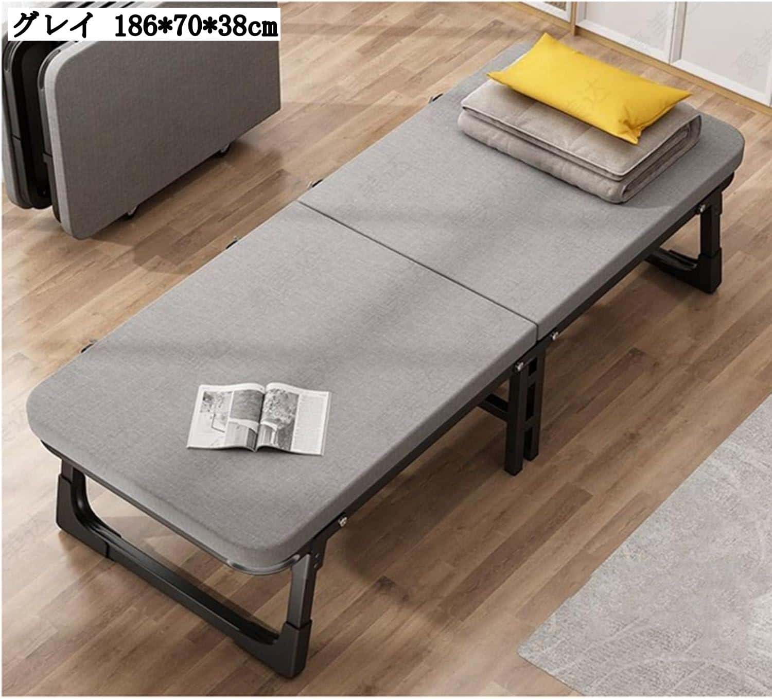 ポータブルリクライニングチェア 折り畳み 一人用 リラックス レジャーベッド 角度調整可 背付き バルコニー 日光浴 屋外用 パティオ 昼休み 昼寝 コンパクト 156*49*38cm グレイ 186 ポータブルリクライニングチェア 折り畳み 一人用 リラックス レジャーベッド 角度調整可 背付き バルコニー 日光浴 屋外用 パティオ 昼休み 昼寝 コンパクト 156*49*38cm グレイ 186