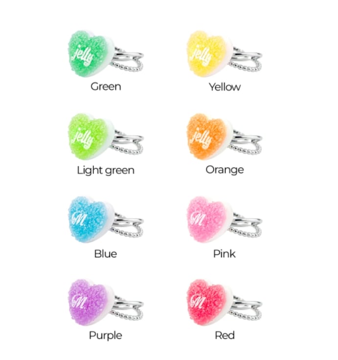 MIK BTS V 着用 Heart sugar jelly ring